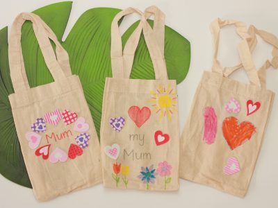 Mum’s Calico Bag Craft Activity